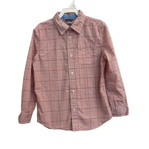 Wonder Nation Boys checked Shirt Sz 6-7 slightly used